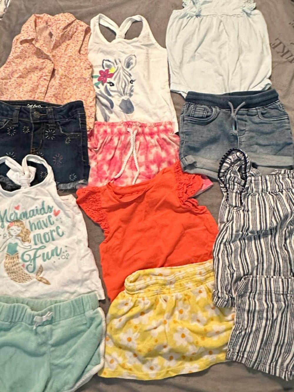 Bundle of SIX Summer Outfits - Toddler Girls - Mix & Match